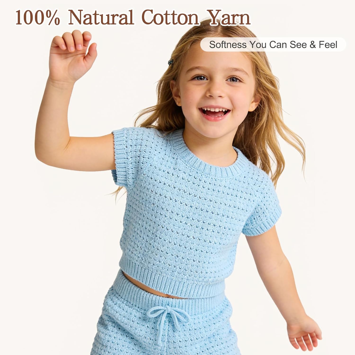 Katech 1OO% Cotton Yarn for Crocheting & Knitting–12-Color of 137 Yards/1.76 oz Baby Cotton Yarn Sport Weight CYC #2-Soft & Breathable-Ideal for Dishcloths. Baby Clothes. Potholders - Image 3